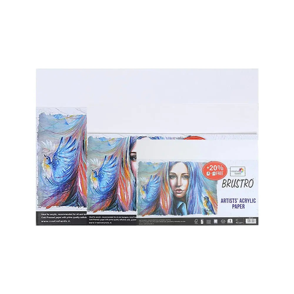 Brustro Artists Acrylic Paper 400gsm Brustro